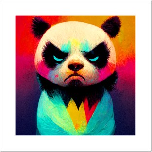 Angry panda Posters and Art